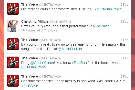 NBC The Voice on Twitter
