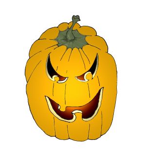 Halloween Pumpkin Nasty Look